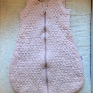 Quilted Pink Sleep Sack, Small, 100% Cotton
